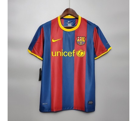 Barcelona 10/11 Home Red&Blue Soccer Jersey